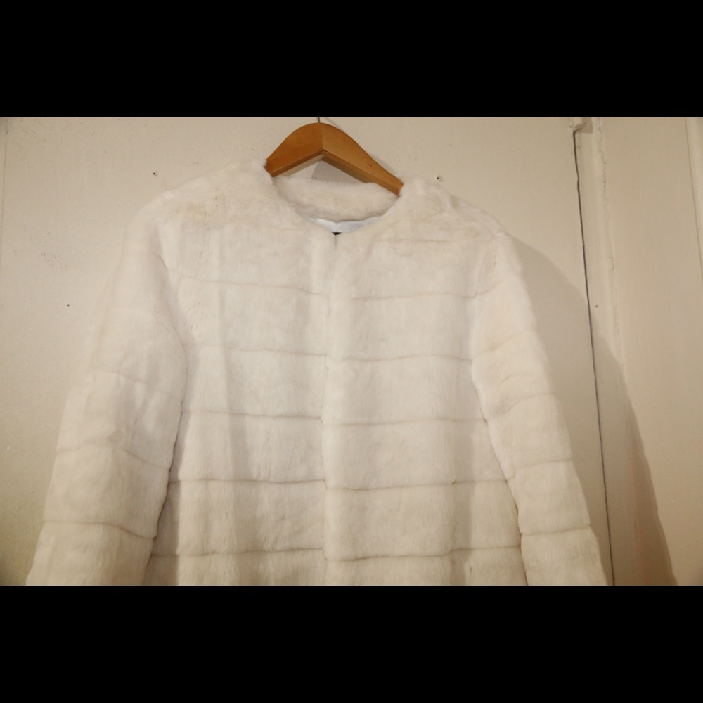 ZARA  Faux fur coat - Picture 6 of 6